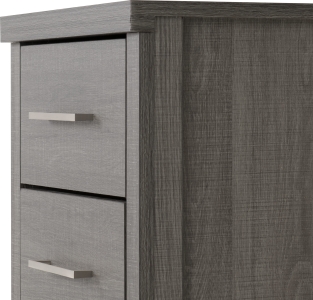 Image: 7122 - Lisbon 3 Drawer Bedside Chest - Grain